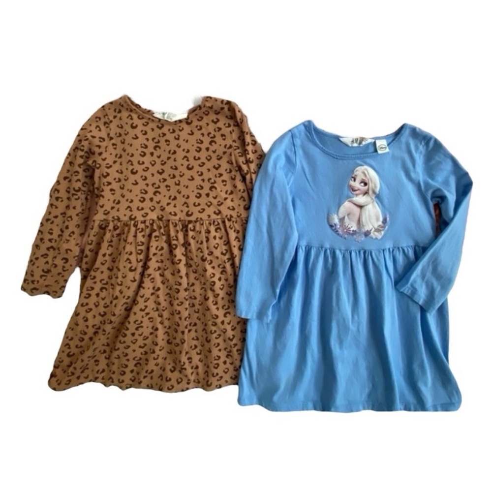 H&M Girls Longsleeve Dress Lot Size 4-6(3 included)